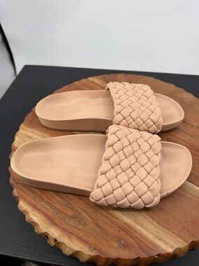 Loeffler Randall Sonnie Braided Slide Sandals Ballet Pink size 7